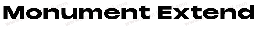Monument Extended M字体转换